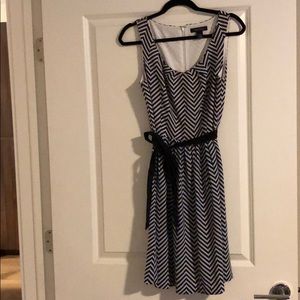 Black and white dress